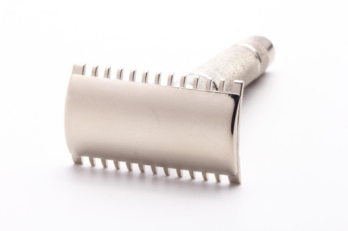 Unbranded Open Comb Double Edge Safety Razor | Factory Nickel Revamp