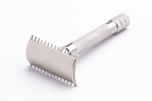 1919 Gillette Single Ring Old  Type Safety Razor With Replica Handle  | Factory Nickel Revamp