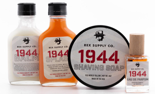 Rex Supply Co. | 1944 Old World Four Piece Shaving Bundle