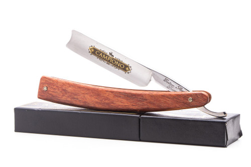 5/8" Ertan Süer Rasoir Sabre Campiono Carbon Straight Razor | Rose Wood Scales