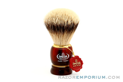 Omega | 636 Silvertip Badger Shave Brush  