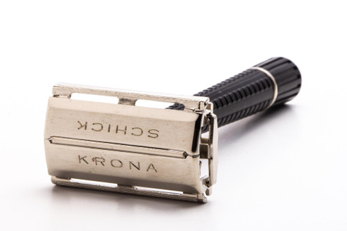 1970's Schick Krona Twist To Open Double Edge Safety Razor | Original Condition