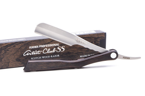 Feather Artist Club SS Folding Razor | Scotch Wood
