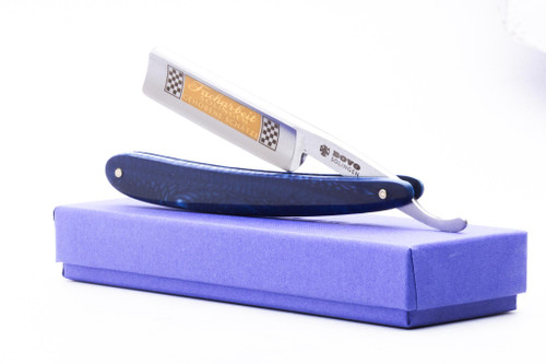 6/8" Dovo Facharbeit Blue Straight Razor