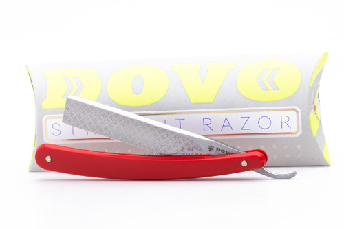 DOVO | 5'8" Dovo Solingen Red Runde Sache Straight Razor