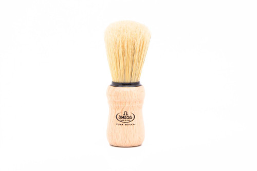 Omega | 10005 Beech Wood Boar Shaving Brush