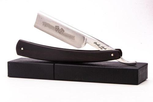 7/8" Ralf Aust American Tip  Straight Razor | African Blackwood Scales