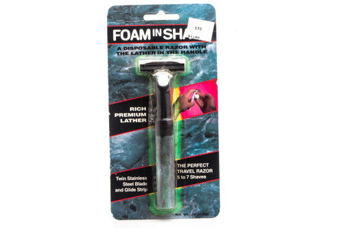 Vintage New Old Stock Foam In Shave Safety Razor