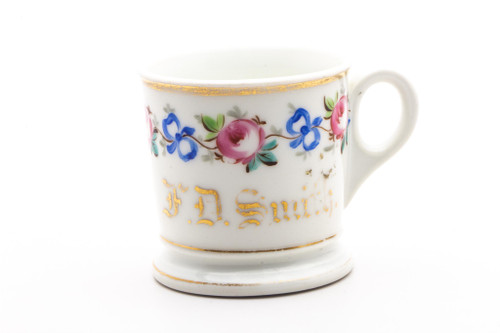Vintage Hand Painted F.D. Smith Shaving Mug