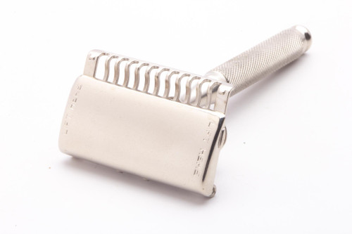 Ever-Ready 1912 Style Single Edge Safety Razor  | Factory Nickel Revamp