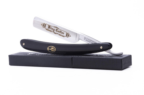 5/8" Boker Rasiermesser King Cutter Black Straight Razor