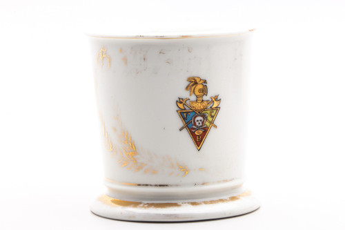 Vintage Hand Painted Knights Of Pythias Shaving Mug
