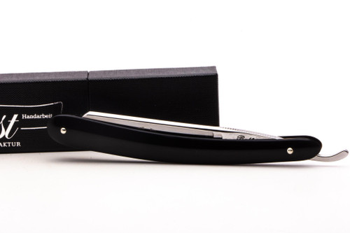 5/8" Ralf Aust Round Tip Hollow Ground Straight Razor | Acrylic Scales