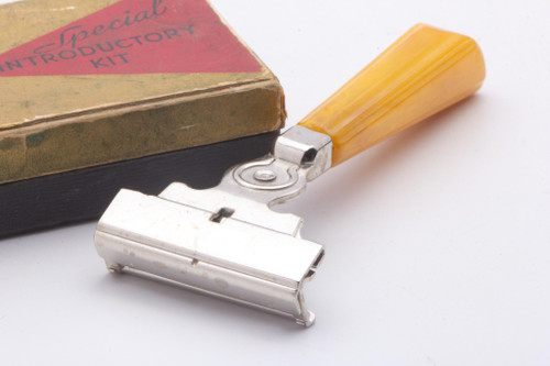 1935-45 Eversharp Schick Injector Single Edge Razor Set | Original Condition