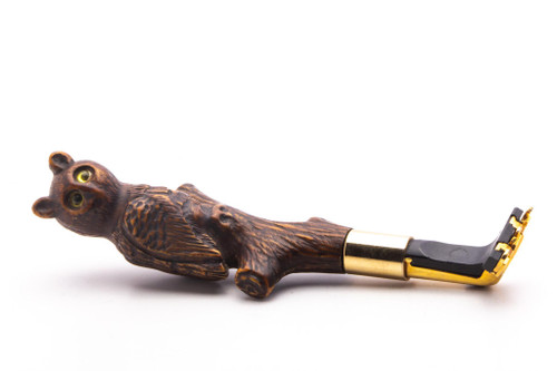 Wood Owl Razor Handle | Original Condition