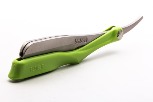 Feather Artist Club SS Folding Razor | Lime