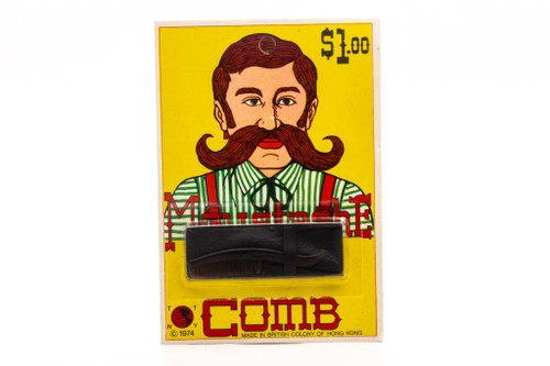 1974 Vintage Moustache Comb