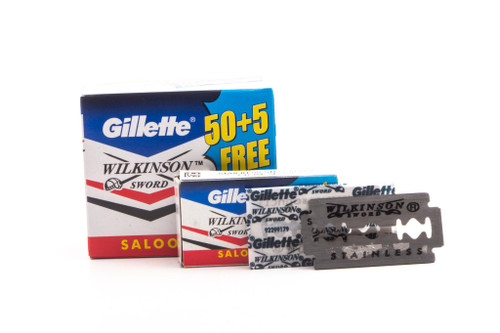 Gillette Wilkinson's Sword Double Edge Blades | 50 blades + 5 Free