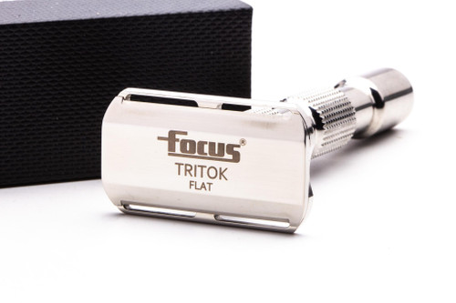 Focus R61 Tritok Flat Double Edge Safety Razor | Pre-Owned