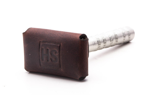Henson Shaving | Brown Leather Head Cover/Sheath for AL13 & Titanium Razors