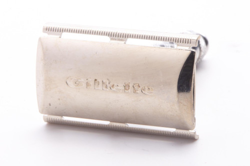 1974 U4 Gillette Travel Tech Spiral Handle DE Safety Razor  | Made in England