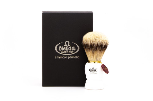 Omega | 643 Silvertip Badger Shaving Brush