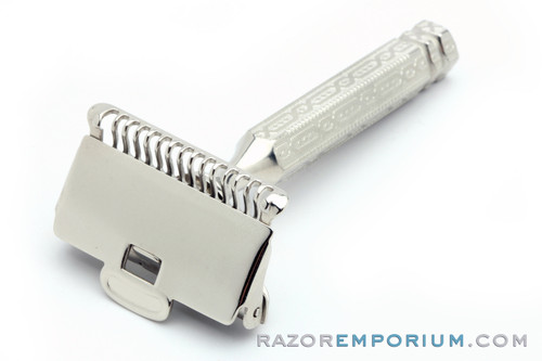 1930's Gem Junior Single Edge Safety Razor Factory Nickel Revamp
