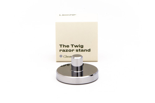 The Twig Razor Stand LEAF | Chrome