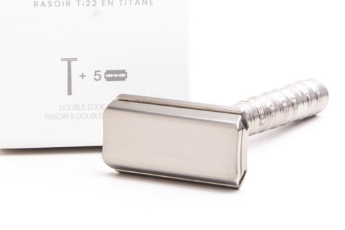 Henson Ti22 Titanium Double Edge Safety Razor | Medium