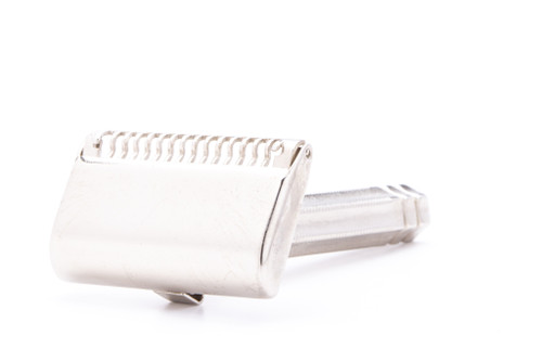 1920's Ever-Ready 1912 Style Single Edge Safety Razor | Factory Nickel Revamp