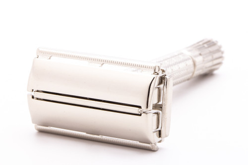 1955 A1 Gillette Flare Tip Super Speed Safety Razor | Factory Nickel Revamp