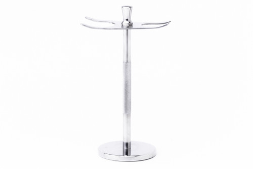 Two Piece Brush & Razor Stand | Stainless Steel Stand