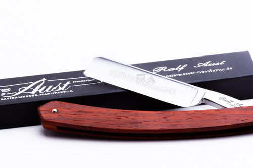 5/8" Ralf Aust Spanish Tip  Straight Razor | Redwood Scales