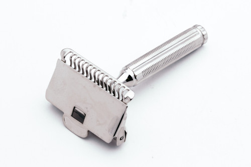 1920's Gem 1912 Style Single Edge Safety Razor |  Factory Nickel Revamp