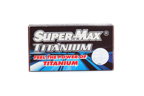 Super Max Titanium Double Edge (DE) Razor Blades