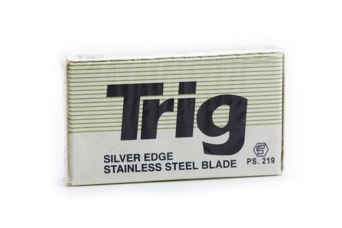 Trig Silver Edge Stainless Steel Double Edge (DE) Razor Blades