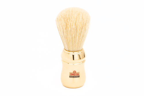 Omega | 20480 Gold Pure Bristle Shaving Brush